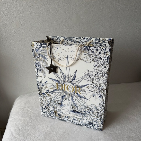 AUTHENTIC DIOR Oblique Saddle Chain Pouch Blue - Picture 9 of 10